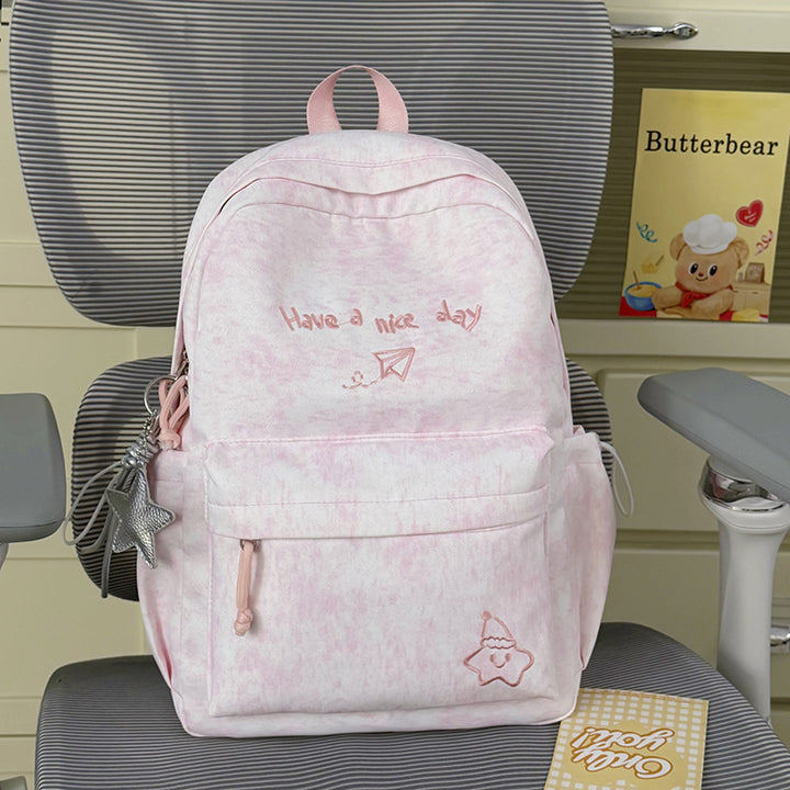 Playful Textured Backpack