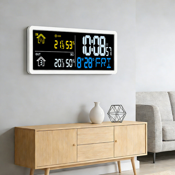 Digital weather forecast clock with hygrometer Bowlift