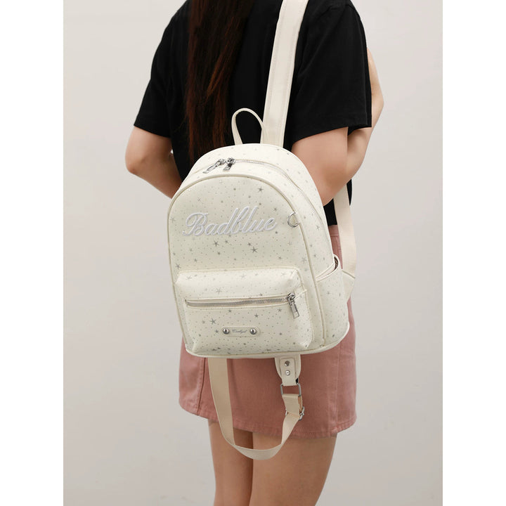 Star-Embellished Mini Backpack Bowlift