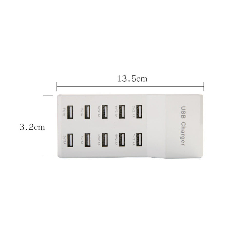 Multi-Port High-Speed USB Charging Hub with Smart IC and Overload Protection Bowlift