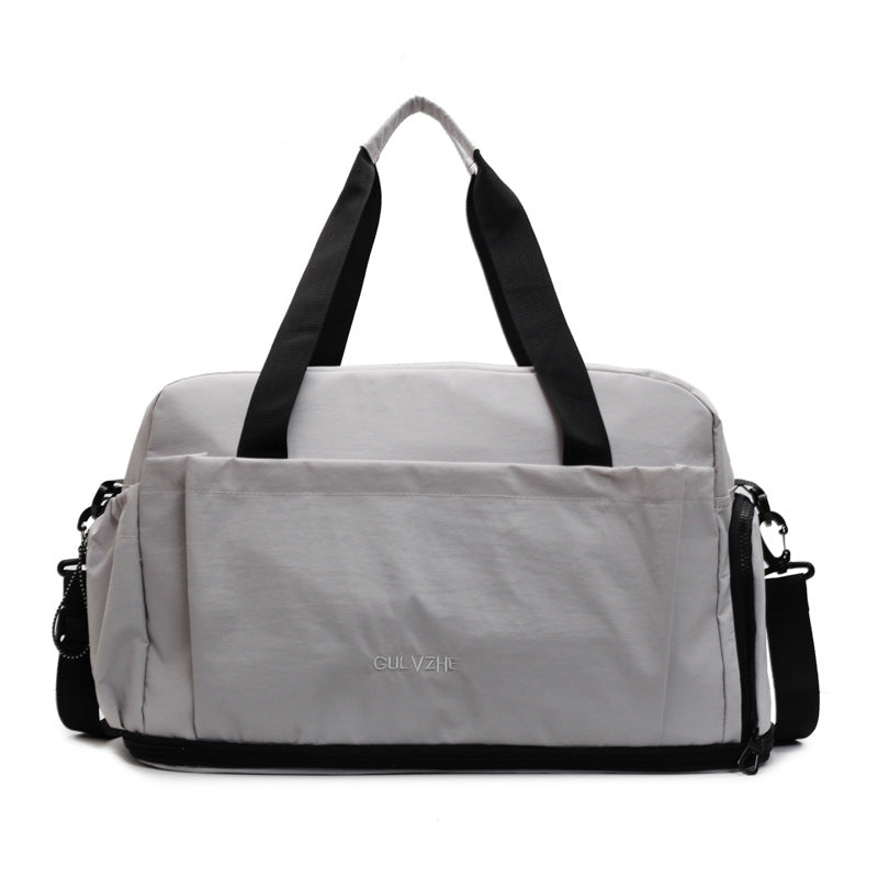Practical Travel Bag With Versatile Compartment Configuration Bowlift