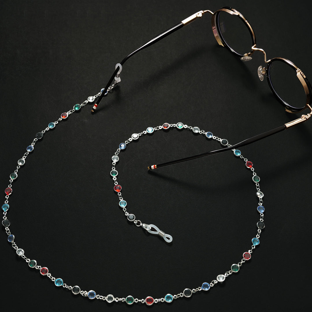 Decorative Gemstone Eyewear Chain Bowlift