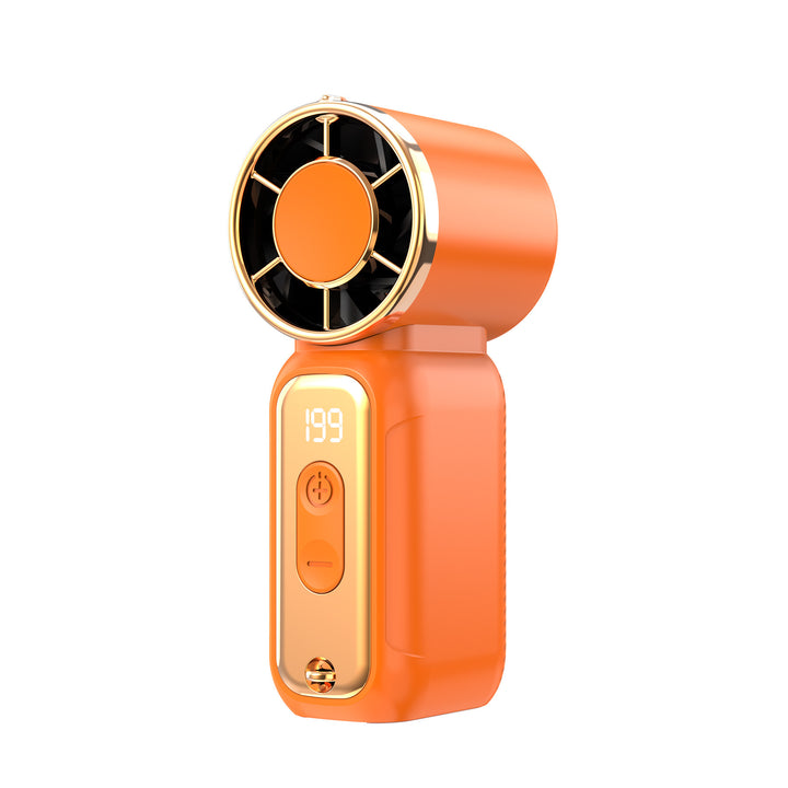 Women's Portable High-Performance Blower Fan with Digital Temperature Display Bowlift