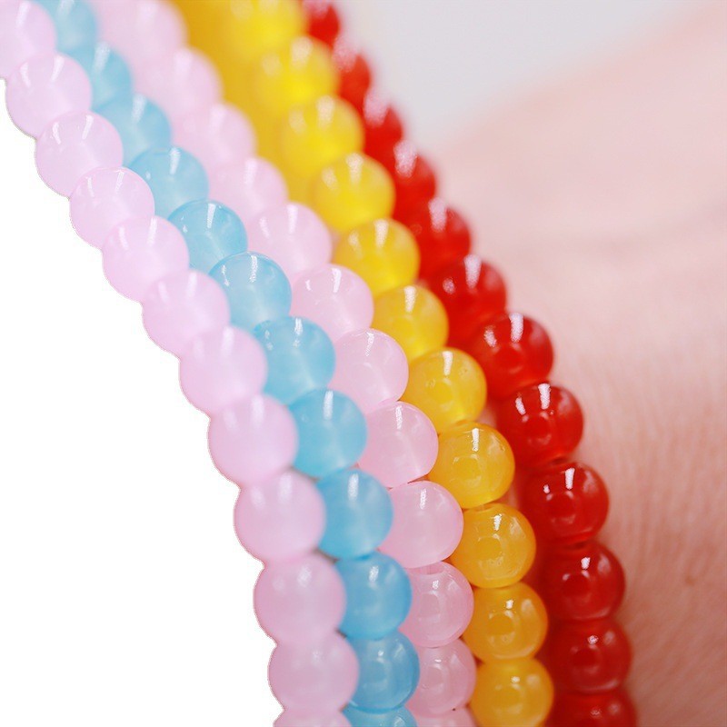 Decorative Glass Bead Necklace Bowlift