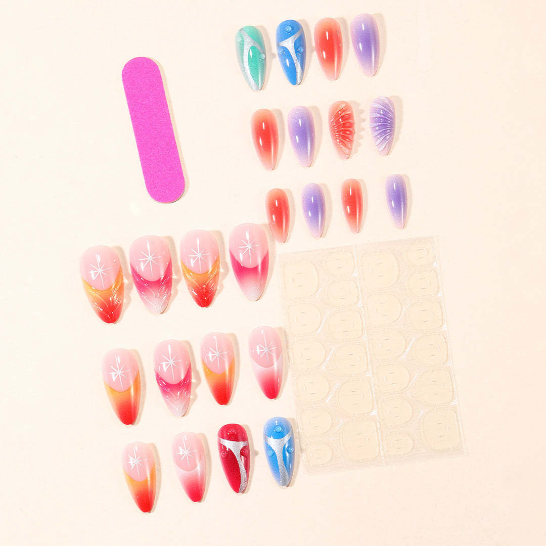 Artistic 3D Acrylic Nail Enhancements Bowlift