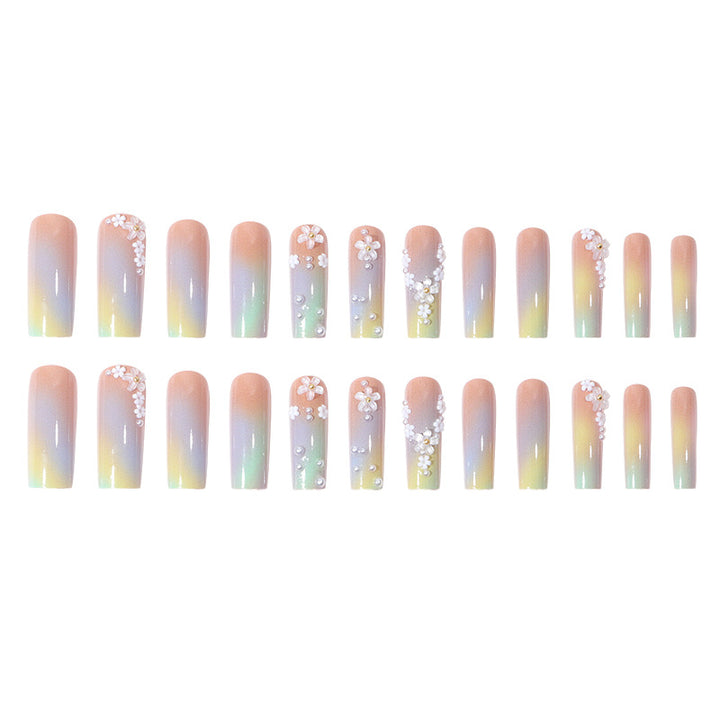 Floral-Inspired Press-On Nail Extensions Bowlift