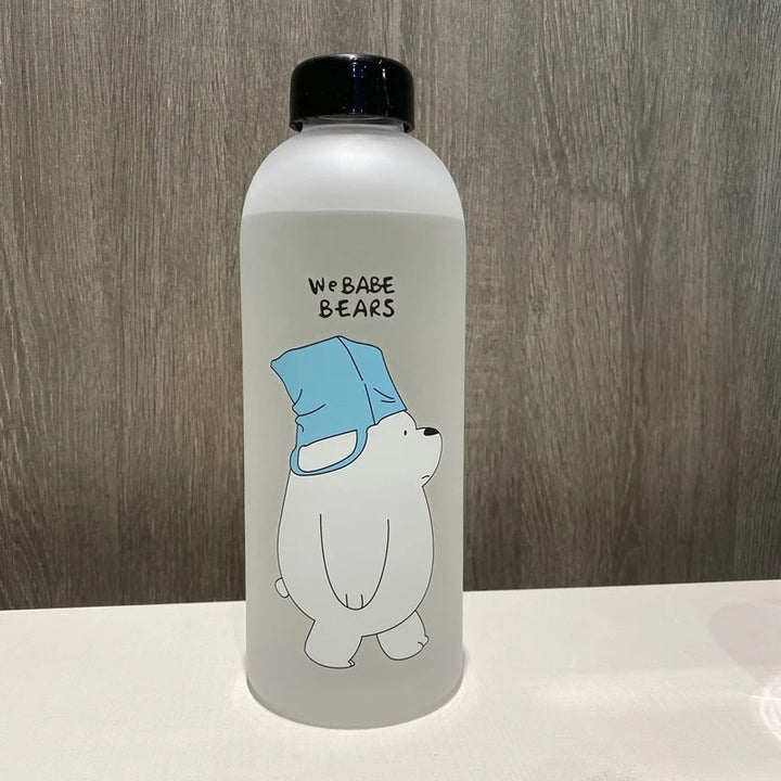 Women's creative drinking bottle with playful panda design Bowlift