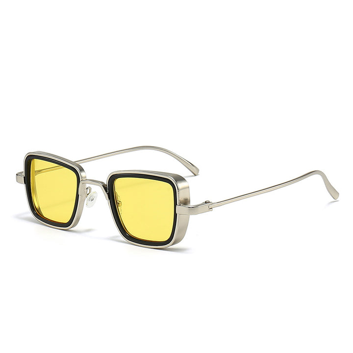 Women's stylish square sunglasses with elegant metal frame Bowlift