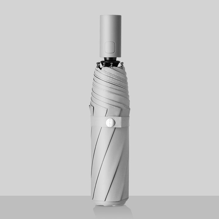 Ladies Automatic Folding Umbrella with Ergonomic Design and Wind Resistant Technology Bowlift