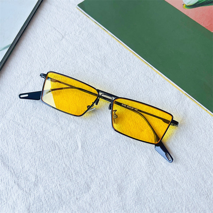 Fashion-Forward Geometric Frame Sunglasses Bowlift