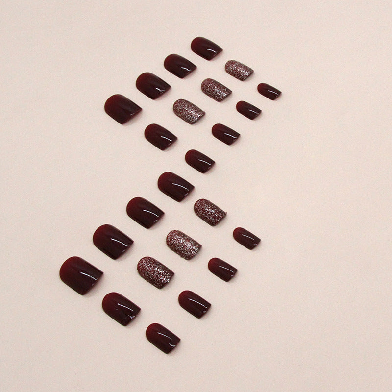 Glamorous Glitter Press-On Nail Set Bowlift