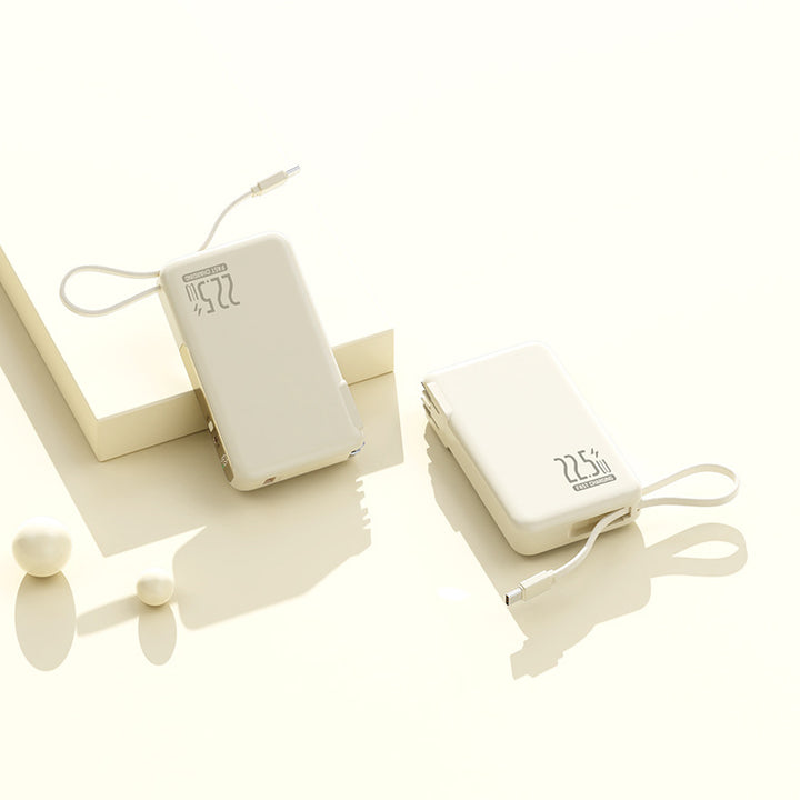 Power bank with integrated fast charging function and digital display Bowlift