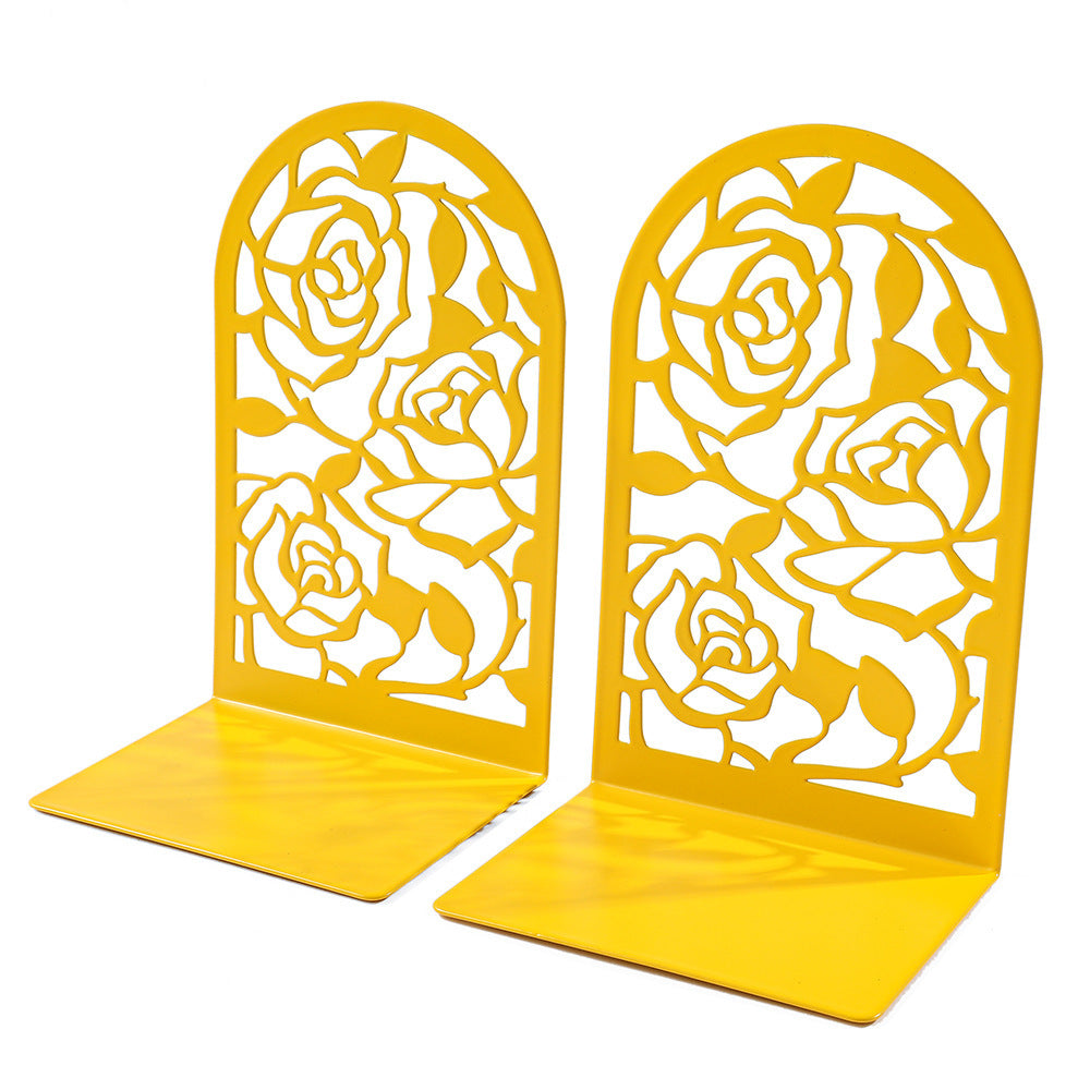 Artistic Floral Bookend Set