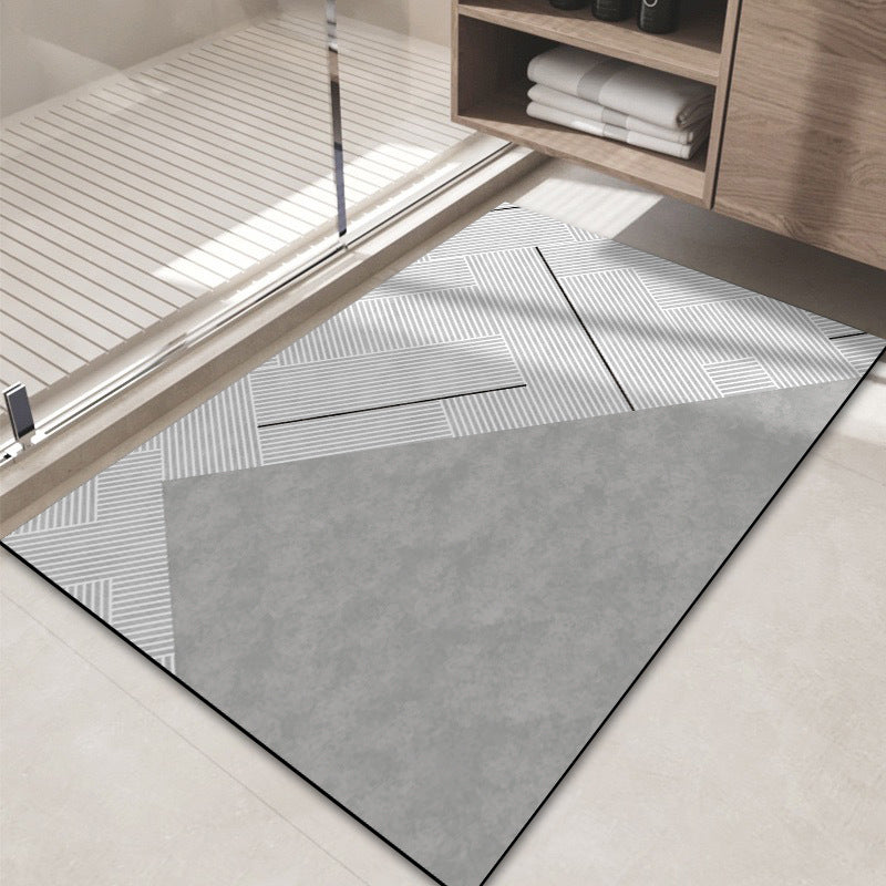 Modern Abstract Decorative Bath Mat