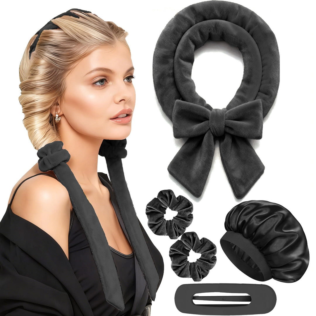 Heatless Satin Hair Curling Set