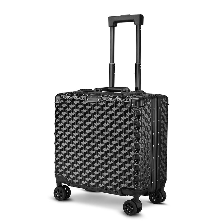 Unisex Premium Textured Hard Shell Carry-On Suitcase Bowlift