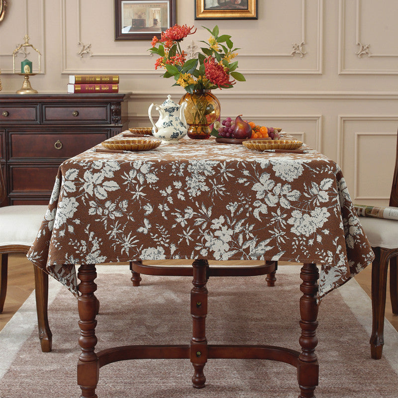 Ornate Floral Tablecloth