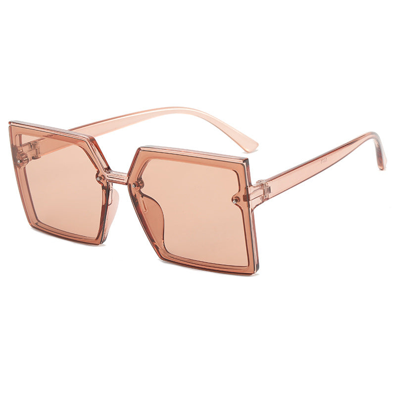 Women's stylish oversized sunglasses with geometric design Bowlift