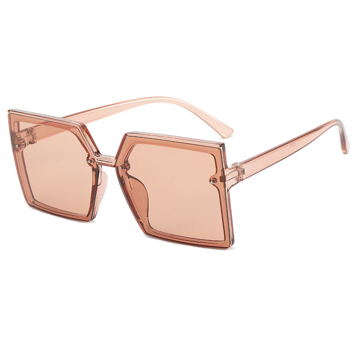 Women's stylish oversized sunglasses with geometric design Bowlift
