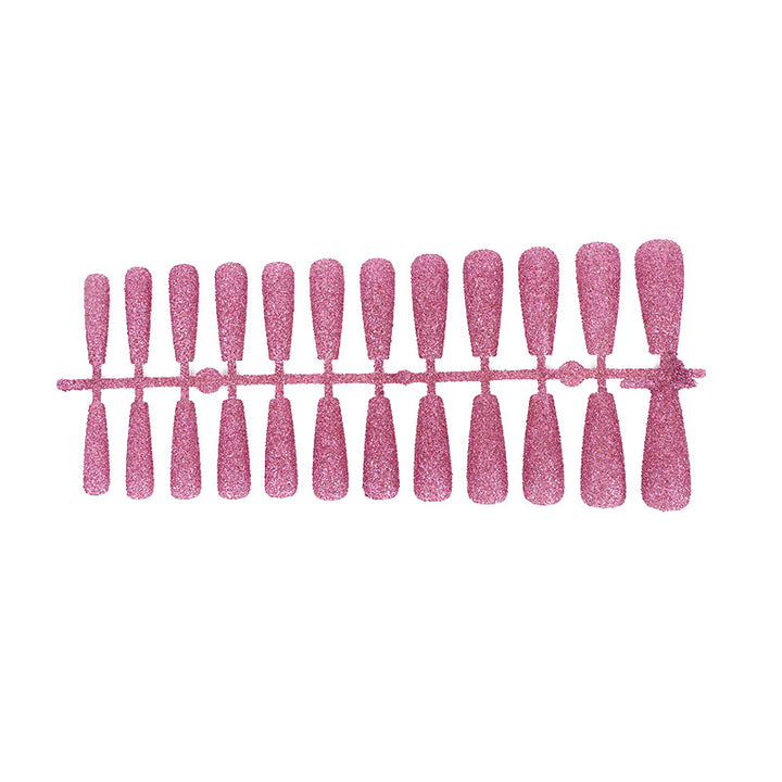Glamorous artificial nails with glitter effects Bowlift