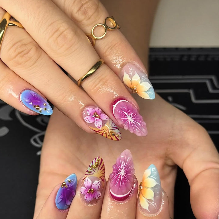 Decorative Acrylic Nail Art Bowlift