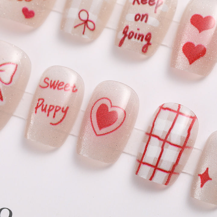Trendy Press-On Nail Set Bowlift