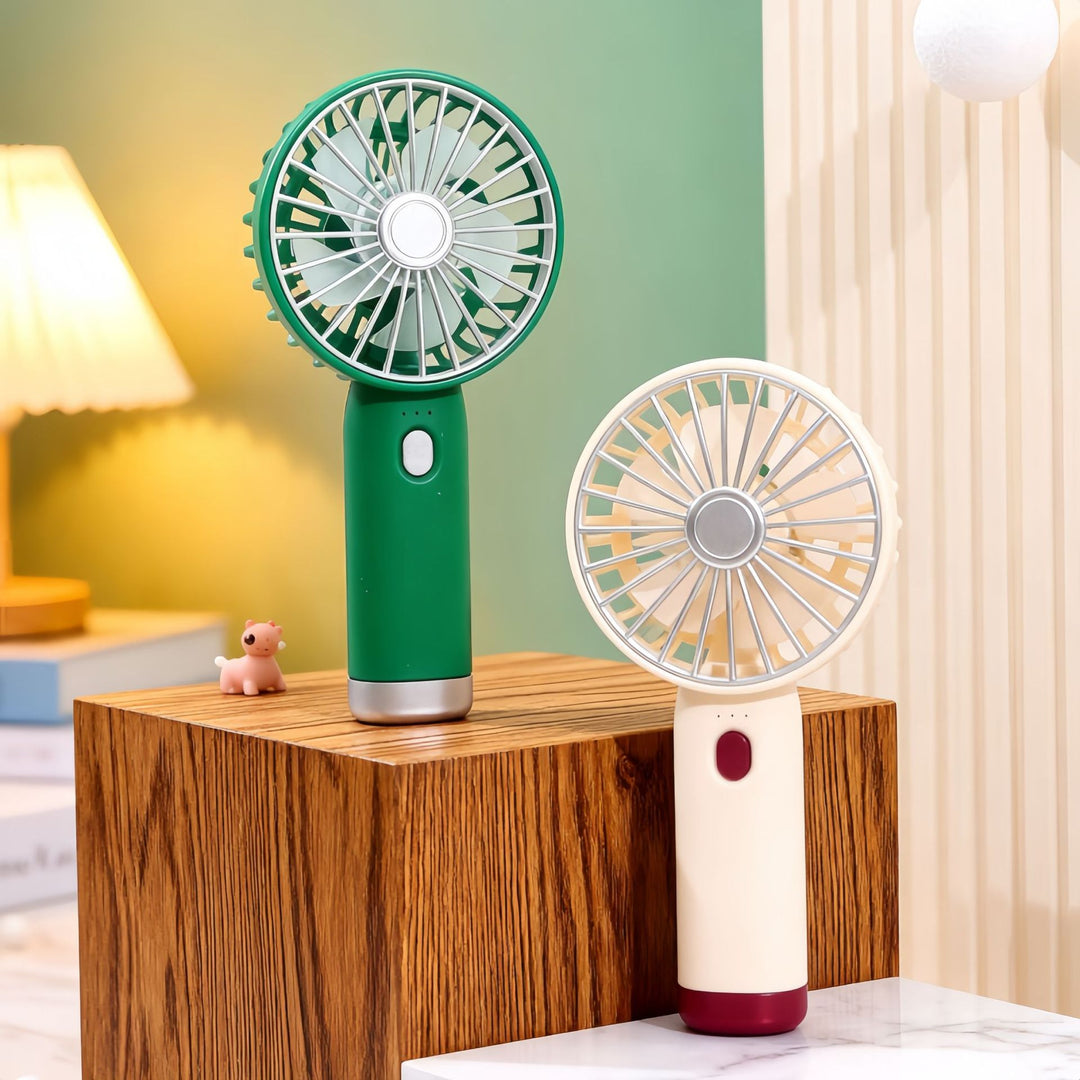 Ladies Portable Hand Fan with Powerful Battery and Ergonomic Design Bowlift