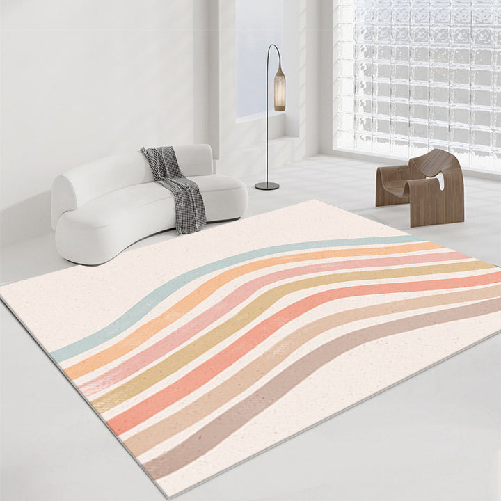 Abstract Pattern Area Rug Bowlift