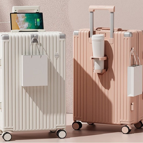 Expandable Hard-Shell Rolling Luggage Bowlift