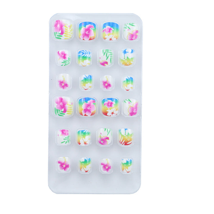 Playful Cartoon Animal Press-On Nail Set Bowlift