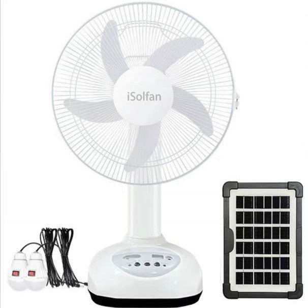 Women Solar Stand Fan Bowlift