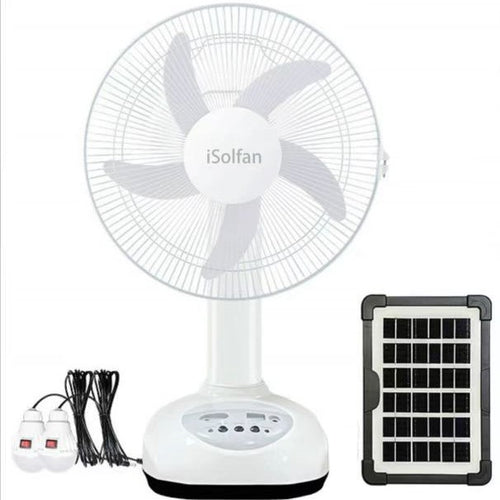 Women Solar Stand Fan Bowlift