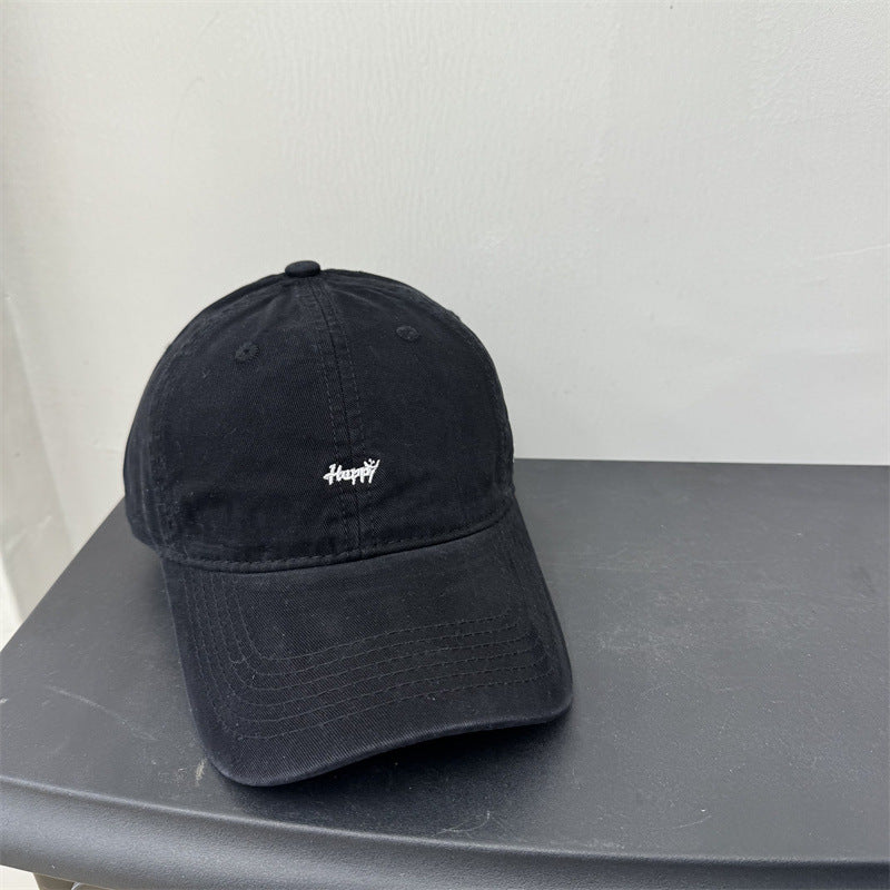 Men's Frayed Cotton Adjustable Baseball Cap Bowlift