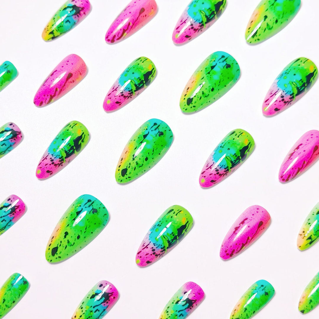 Creative Neon Nail Art Bowlift