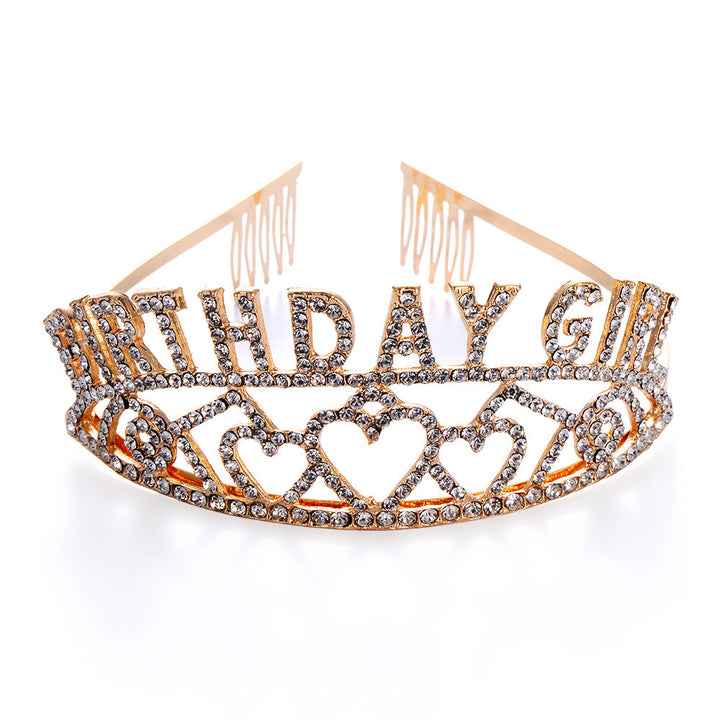 Ladies Glittering Birthday Crown Bowlift