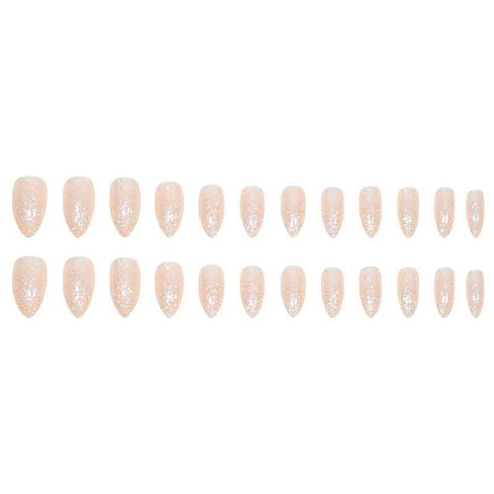 Glittering Stiletto Press-On Nails Bowlift