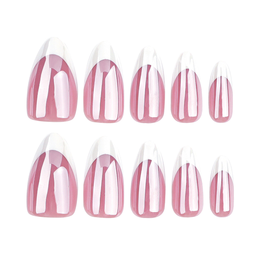 Artificial press-on nails with modern ombre effect Bowlift