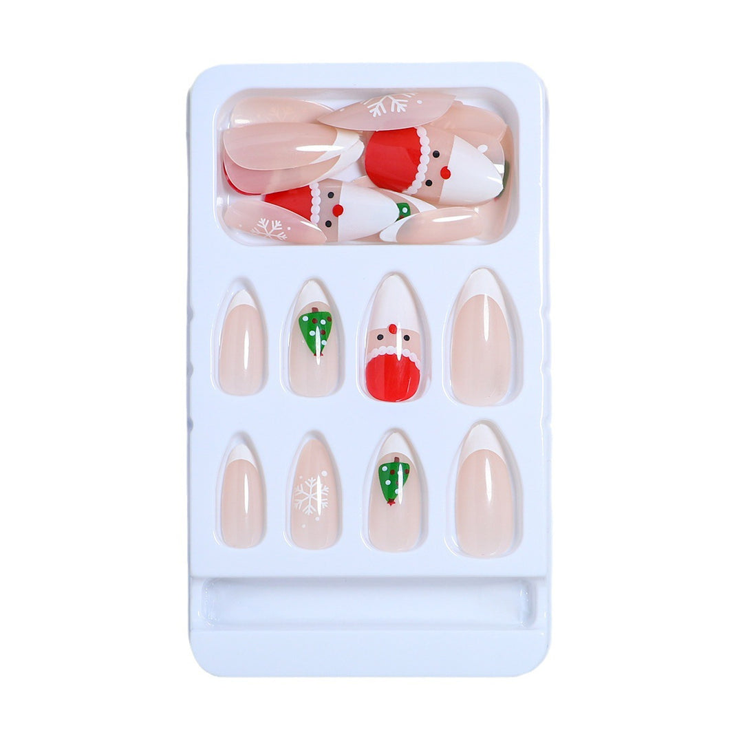 Artistic Glitter Press-On Nail Set Bowlift