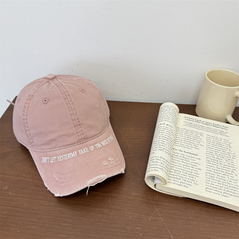 Men's Vintage Distressed Baseball Cap Bowlift