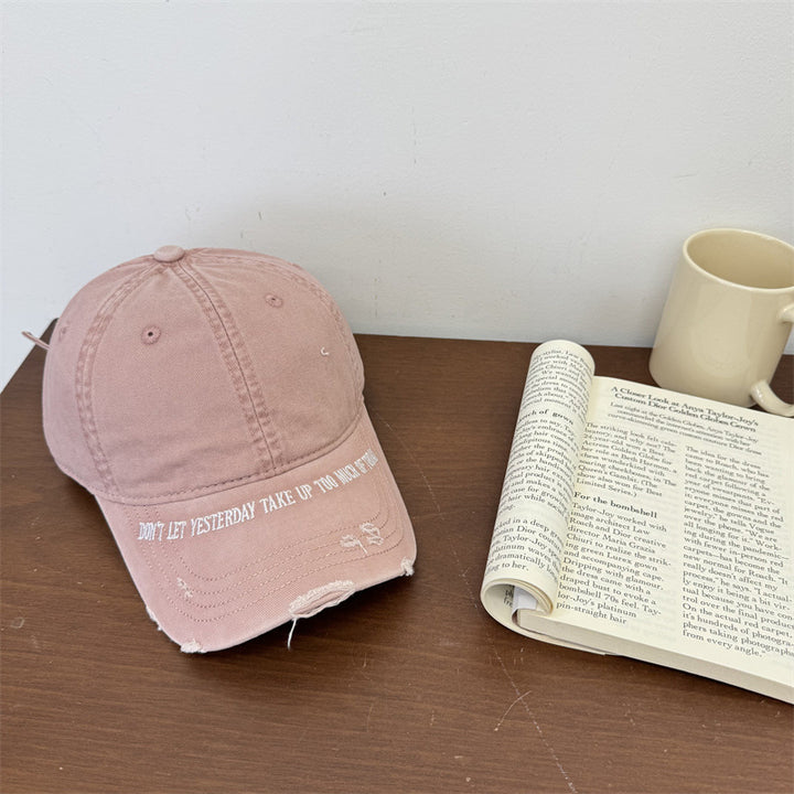 Men's Vintage Distressed Baseball Cap Bowlift