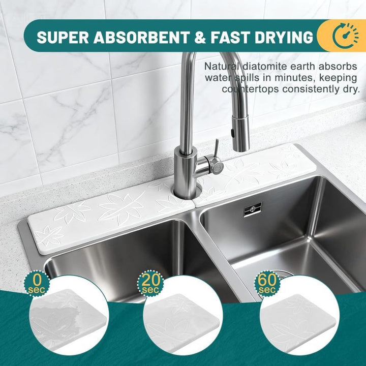 Fast-Drying Diatomite Countertop Mat