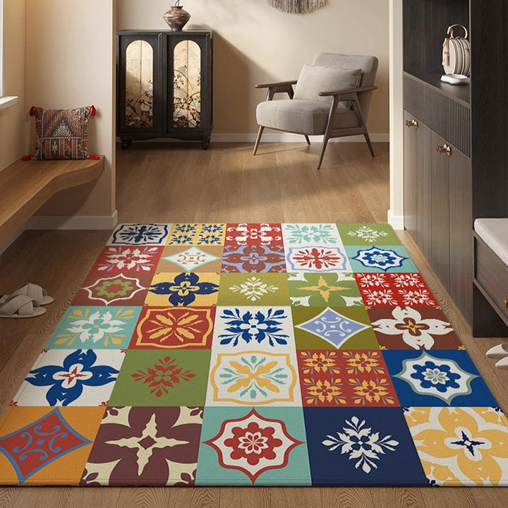 Vibrant Geometric Outdoor Area Rug