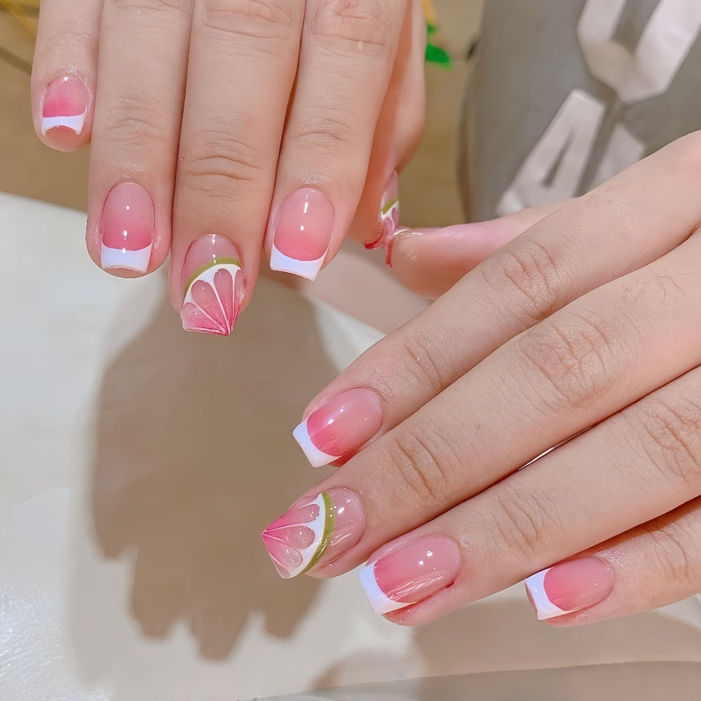 Art Nail Set with Exciting Watermelon Designs Bowlift