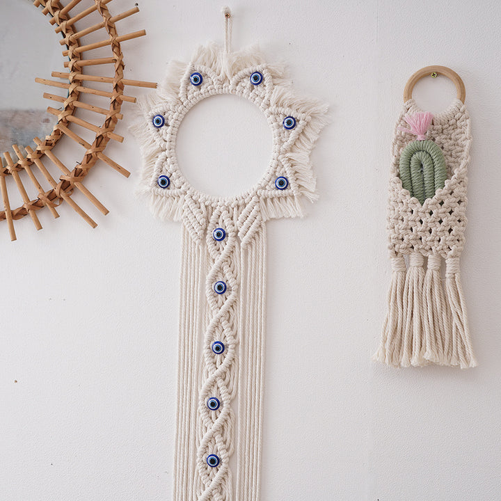 Decorative Macramé Sun-Shaped Wall Hanging Bowlift