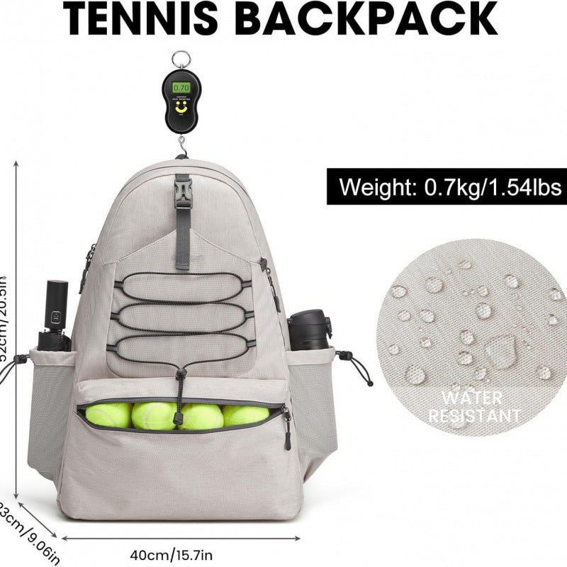 Sporty tennis backpack with shoe compartment Bowlift
