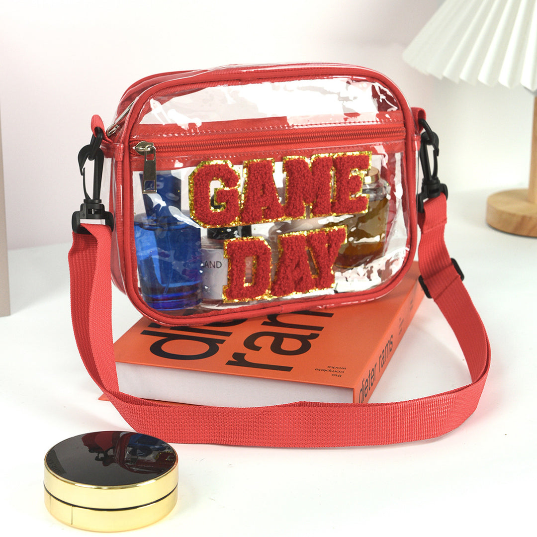 Sporty shoulder bag with transparent front Bowlift