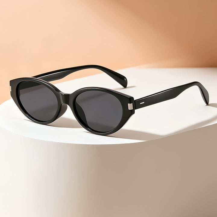 Stylish Cat Eye Sunglasses with Unique Pattern Bowlift