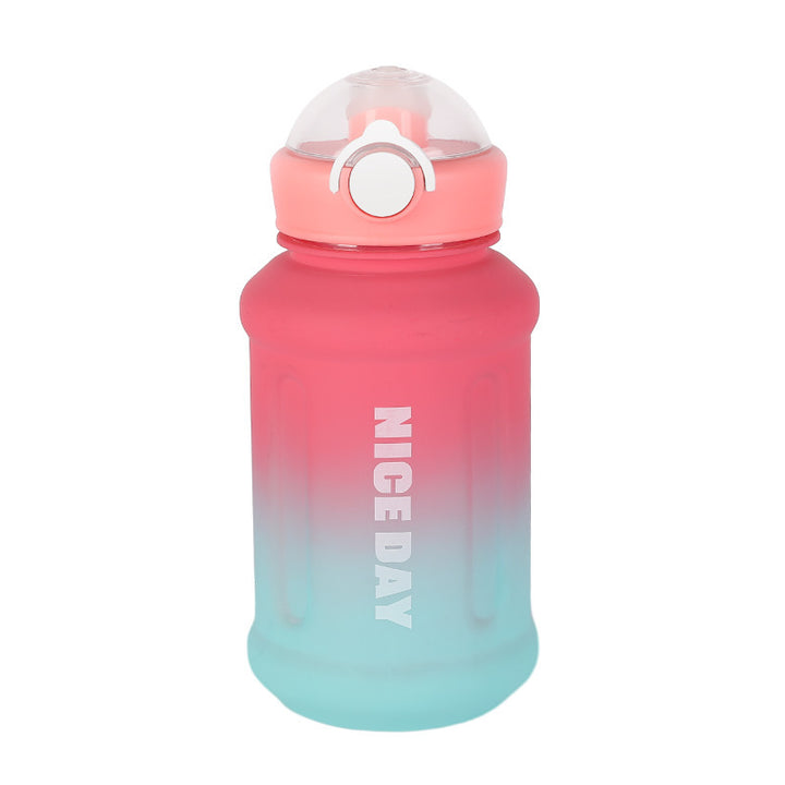 Women's multifunctional sports water bottle with ergonomic grip and practical leak protection Bowlift