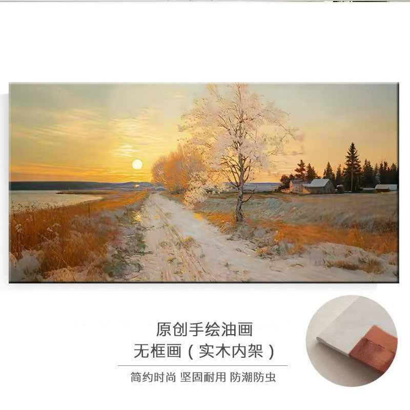 Framed Oil Painting Wall Art