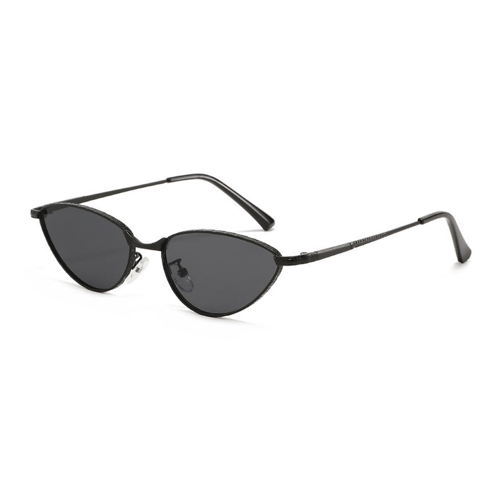 Ladies Cat-Eye Sunglasses with Rhinestone-Embellished Frame and Protective Lenses Bowlift